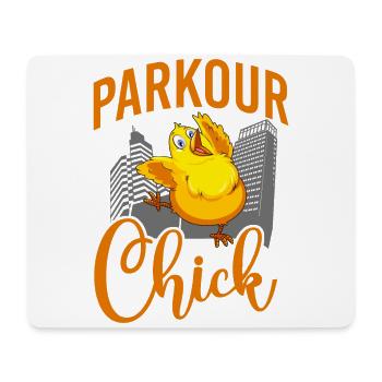 Parkour Free Running Traceur - Mouse Pad (horizontal) - white - Front