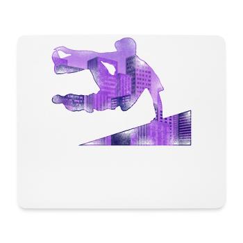 Parkour Free Running Traceur - Mouse Pad (horizontal) - white - Front