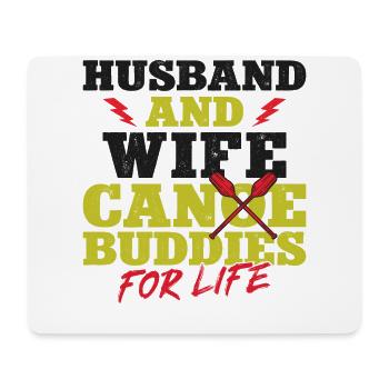 Canoe Canoeing Marriage Wedding - Mousepad (Querformat) - Weiß - Vorne