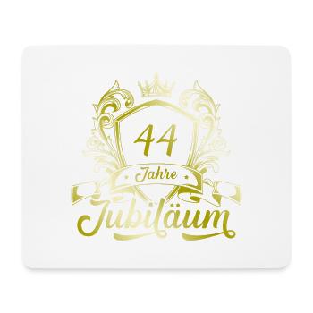 44 Zahl Kranz - Mousepad (Querformat) - Weiß - Vorne