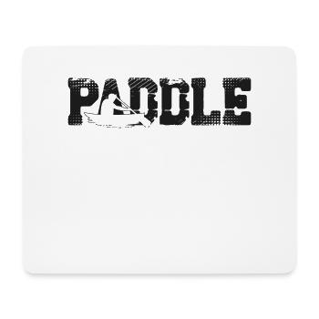 Canoe Canoeing Vintage Paddle - Mousepad (Querformat) - Weiß - Vorne