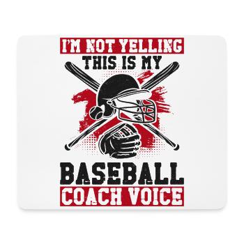 Baseball Fan Coach Vintage I'm Not - Mousepad (Querformat) - Weiß - Vorne