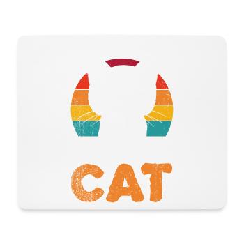 Drôle de cat daddy design pour tous les papas de chat - Tapis de souris (format paysage) - blanc - Devant