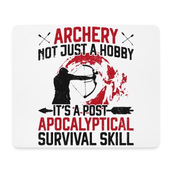 Archery Bow Archer Vintage Archery - Mouse Pad (horizontal) - white - Front