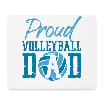 Volleyball Player Team Dad Father - Mouse Pad (horizontal) - white - Front