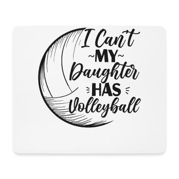 Volleyball Player Team Daughter - Mouse Pad (horizontal) - white - Front