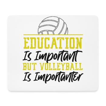 Volleyball Player Team Education - Mouse Pad (horizontal) - white - Front
