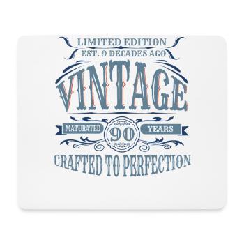 Vintage Legendary - Aged perfectly 90th birthday - Mouse Pad (horizontal) - white - Front