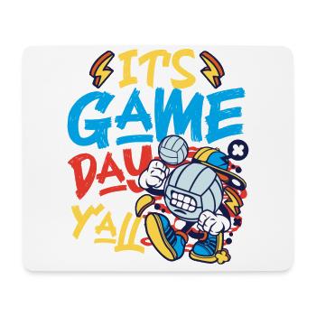 Volleyball Player Team It's Game - Mousepad (Querformat) - Weiß - Vorne