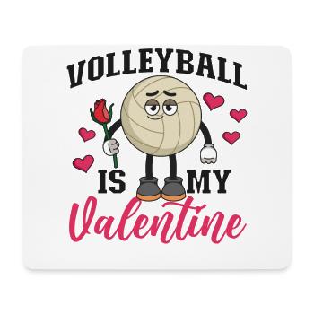 Volleyball Player Team Valentines - Mouse Pad (horizontal) - white - Front
