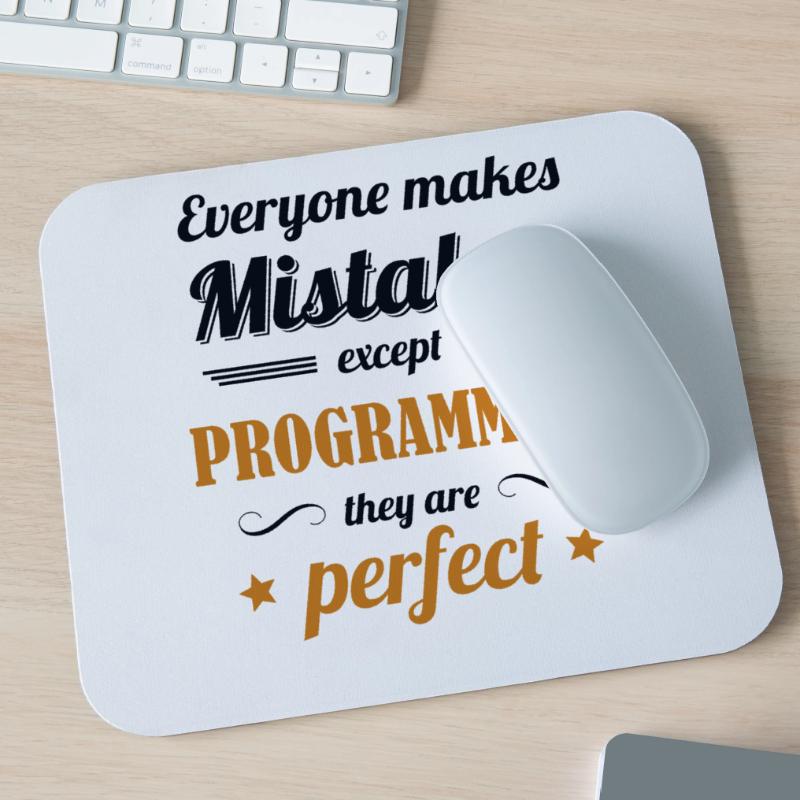 Programmers are Perfect Developer Coder Mousepad (Querformat)