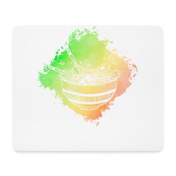 Ramen Retro - Mouse Pad (horizontal) - white - Front