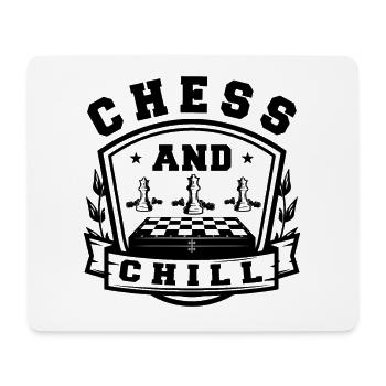 Chess And Chill Funny Chess Player Quotes - Mousepad (Querformat) - Weiß - Vorne