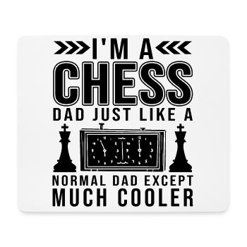 Cool Chess Dad Funny Chess Player Quotes - Mousepad (Querformat) - Weiß - Vorne