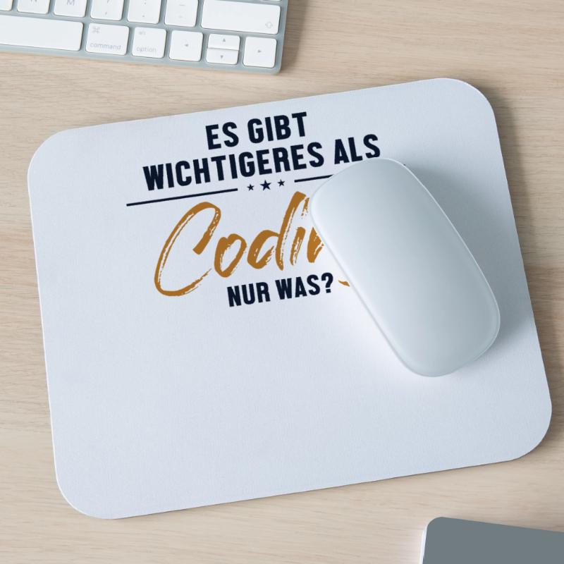 Wichtigeres als Coding Engineer Coder Software Mouse Pad (horizontal)