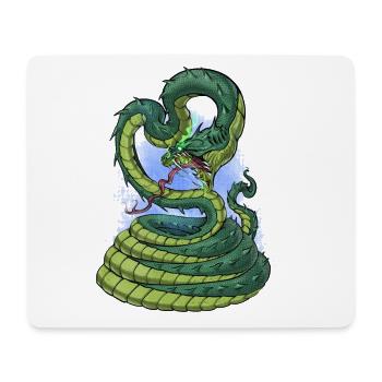 Ancient Egyptian Mythology Deity Apep - Mouse Pad (horizontal) - white - Front
