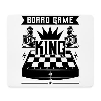 Board Game King Funny Chess Player Quotes - Mousepad (Querformat) - Weiß - Vorne