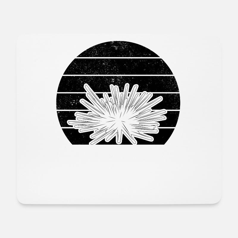 Seeigel Sunset Seeigel-Liebhaber - Seeigel - Mousepad (Querformat) - Weiß