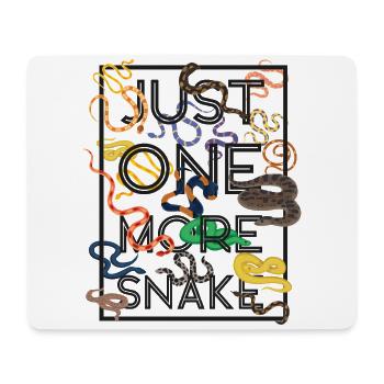 Snake Serpent Just One More Snake - Mousepad (Querformat) - Weiß - Vorne
