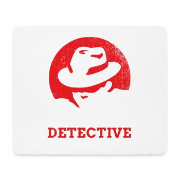 Privatdetektivteam Für Alle Krimilöser - Mousepad (Querformat) - Weiß - Vorne
