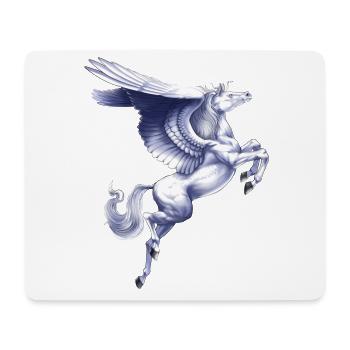 Greek Mythical Creature Pegasus - Mouse Pad (horizontal) - white - Front