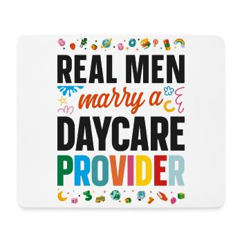 Childcare Daycare Provider Teacher - Mouse Pad (horizontal) - white - Front