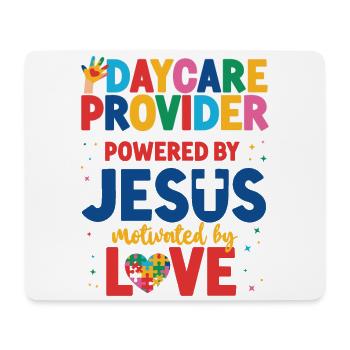 Childcare Daycare Provider Teacher - Mouse Pad (horizontal) - white - Front