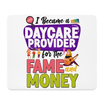 Childcare Daycare Provider Teacher - Mouse Pad (horizontal) - white - Front