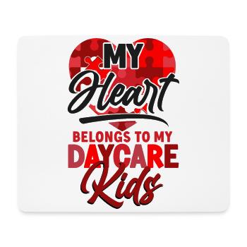 Childcare Daycare Provider Teacher - Mouse Pad (horizontal) - white - Front