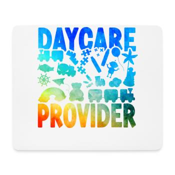 Childcare Daycare Provider Teacher - Mouse Pad (horizontal) - white - Front