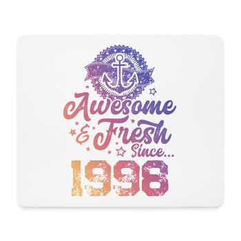 1998 awesome fresh - Mousepad (Querformat) - Weiß - Vorne