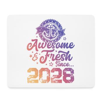 2028 awesome fresh - Mouse Pad (horizontal) - white - Front