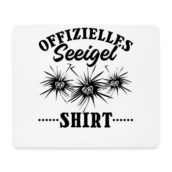 Seeigel Lustige Seeigeln - Offizielles Seeigel - Mousepad (Querformat) - Weiß - Vorne