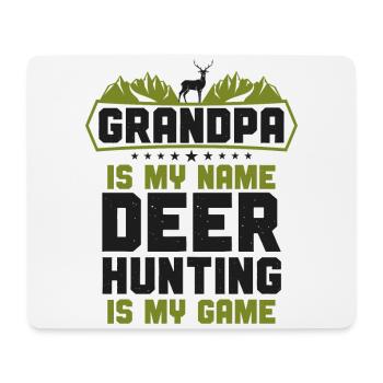 Buck Deer Hunting Hunter - Mousepad (Querformat) - Weiß - Vorne