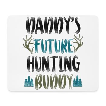 Buck Deer Chasse Hunter Kid - Tapis de souris (format paysage) - blanc - Devant