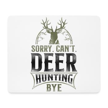 Buck Deer Hunting Hunter Vintage - Mouse Pad (horizontal) - white - Front