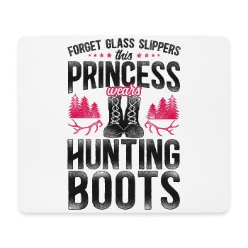 Buck Deer Hunting Hunter Girl - Mousepad (Querformat) - Weiß - Vorne