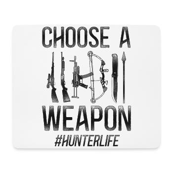 Buck Deer Hunting Hunter Vintage - Mousepad (Querformat) - Weiß - Vorne