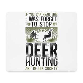 Buck Deer Hunting Hunter Vintage - Mouse Pad (horizontal) - white - Front