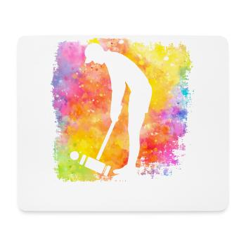 Croquet Retro - Mouse Pad (horizontal) - white - Front