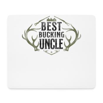 Buck Deer Hunting Hunter Uncle - Mousepad (Querformat) - Weiß - Vorne