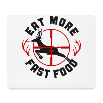 Buck Deer Hunting Hunter Vintage - Mouse Pad (horizontal) - white - Front