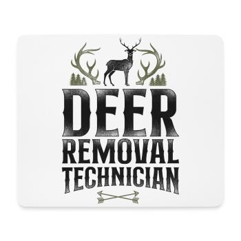Buck Deer Hunting Hunter Vintage - Mouse Pad (horizontal) - white - Front