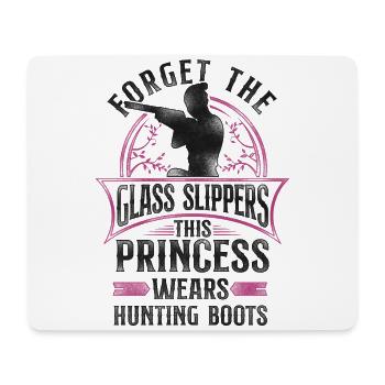 Buck Deer Hunting Hunter Girl - Mousepad (Querformat) - Weiß - Vorne