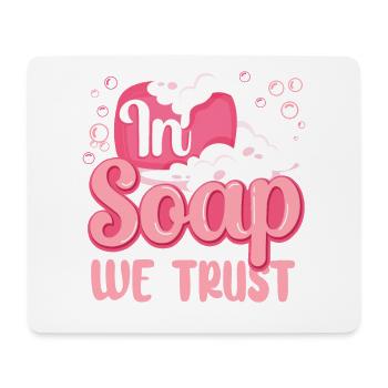 Fabrication de savon Artisanat dans Soap We - Tapis de souris (format paysage) - blanc - Devant