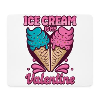 Ice Cream Valentines Day Cone - Mousepad (Querformat) - Weiß - Vorne