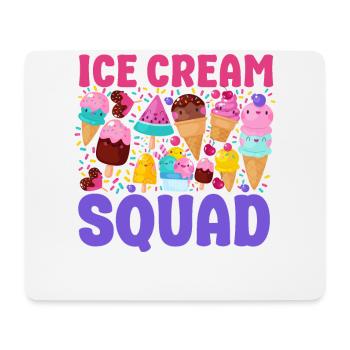 Ice Cream Team Cone Popsicle Ice - Mouse Pad (horizontal) - white - Front