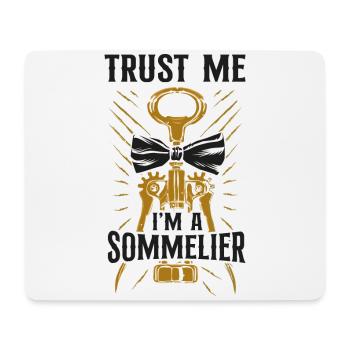 Sommelier Wine Drinking Tasting - Mousepad (Querformat) - Weiß - Vorne