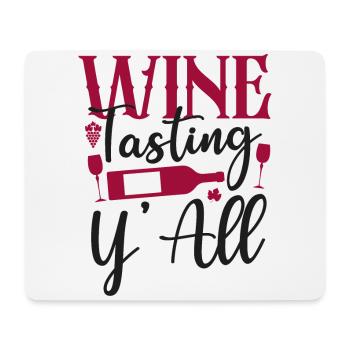 Sommelier Wine Drinking Tasting - Mousepad (Querformat) - Weiß - Vorne