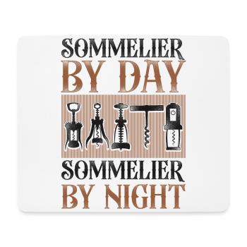 Sommelier Wine Drinking Tasting - Mousepad (Querformat) - Weiß - Vorne